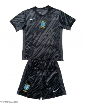 Brazilia Portarii Echipament de Fotbal Replică Copa America 2024 Copii Deplasare (+ Șorturi)